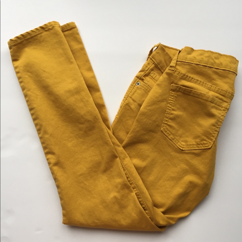 Mustard Yellow Old Navy Jeans